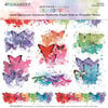 49 and Market - Spectrum Gardenia Collection - 12 x 12 Rub-on Transfers - Butterfly Flight