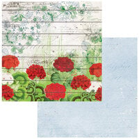 49 and Market - Summer Porch Collection - 12 x 12 Double Sided Paper - Splendor