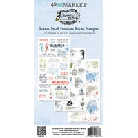 49 and Market - Summer Porch Collection - Rub-On Transfers - Essentials