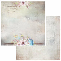 49 and Market - Sweet Reflections Collection - 12 x 12 Double Sided Paper - Awakening