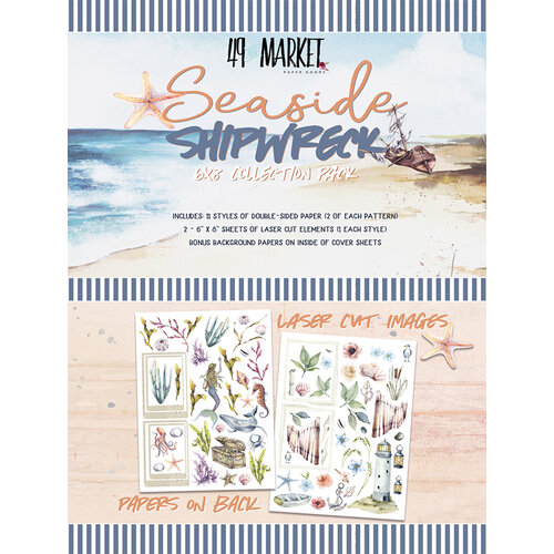 49 and Market - Seaside and Shipwreck Collection - 6 x 8 Collection Pack