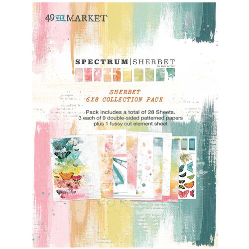 49 and Market - Spectrum Sherbet Collection - 6 x 8 Collection Pack
