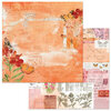 49 and Market - Spectrum Sherbet Collection - 12 x 12 Double Sided Paper - Classics - Strawberry Mango