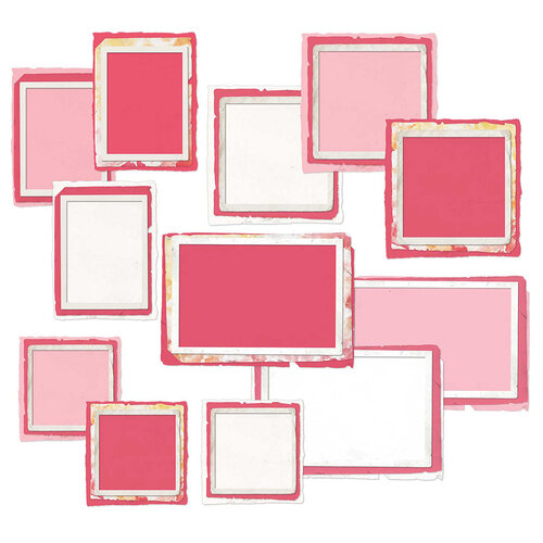 49 and Market - Spectrum Sherbet Collection - Frame Set - Strawberry Lemonade