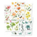 49 and Market - Spectrum Sherbet Collection - 6 x 8 Rub-On Transfers - Botanical