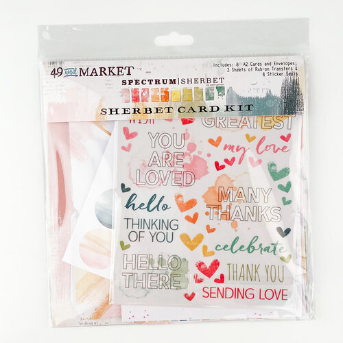 49 and Market - Spectrum Sherbet Collection - Card Kit