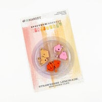 49 and Market - Spectrum Sherbet Collection - Mini Index Clip - Strawberry Lemonade