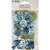 49 and Market - Flower Embellishments - Sugar Posies - Blue Raspberry