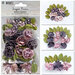 49 and Market - Flower Embellishments - Sugar Posies - Huckleberry