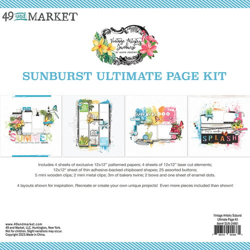 49 and Market - Vintage Artistry Sunburst Collection - Ultimate Page Kit
