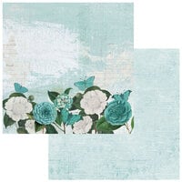 49 and Market - Color Swatch Teal Collection - 12 x 12 Double Sided Paper- 05