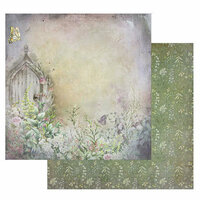 49 and Market - Tattered Garden Collection - 12 x 12 Double Sided Paper - Tattered Path