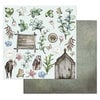 49 and Market - Tattered Garden Collection - 12 x 12 Laser Cut Shapes