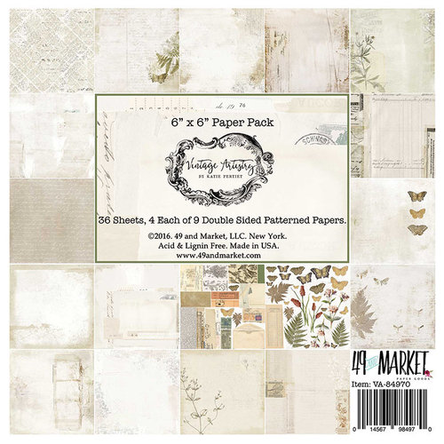 49 and Market - Vintage Artistry Collection - 6 x 6 Collection Pack