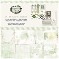 49 and Market - Vintage Artistry Sage Collection - 12 x 12 Collection Pack