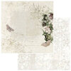 49 and Market - Vintage Artistry Natural Collection - 12 x 12 Double Sided Paper - Wallflower