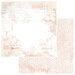 49 and Market - Vintage Artistry Coral Collection - 12 x 12 Double Sided Paper - Fleur