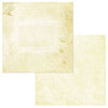 49 and Market - Vintage Artistry Butter Collection - 12 x 12 Double Sided Paper - Garden Notes