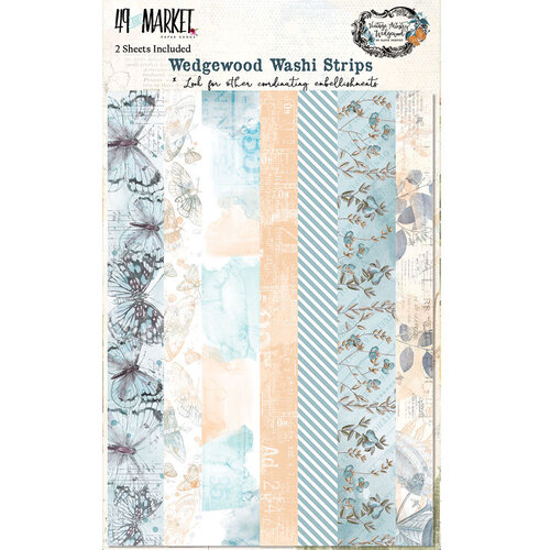 49 and Market - Vintage Artistry Wedgewood Collection - Washi Strips