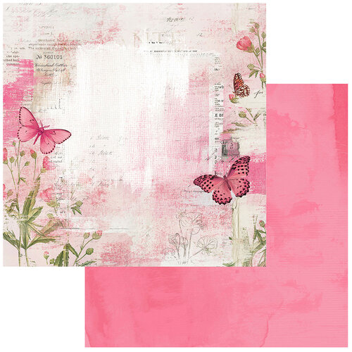 49 and Market - Vintage Artistry Blush Collection - 12 x 12 Double Sided Paper - Soaring