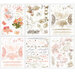49 and Market - Vintage Artistry Coral Collection - Rub-On Transfers