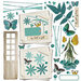 49 and Market - Vintage Artistry In Teal Collection - 12 x 12 Collection Pack