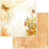 49 and Market - Vintage Artistry In Mango Collection - 12 x 12 Double Sided Paper - Saffron Notes