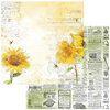 49 and Market - Vintage Artistry Countryside - 12 x 12 Double Sided Paper - Golden Fields