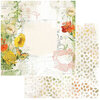 49 and Market - Vintage Artistry In The Leaves Collection - 12 x 12 Double Sided Paper - Harvest