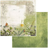49 and Market - Vintage Artistry In The Leaves Collection - 12 x 12 Double Sided Paper - Meadow