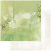 49 and Market - Christmas - Vintage Artistry Noel Collection - 12 x 12 Double Sided Paper - Aquifolium