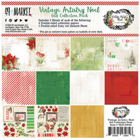 49 and Market - Christmas - Vintage Artistry Noel Collection - 6 x 6 Collection Pack