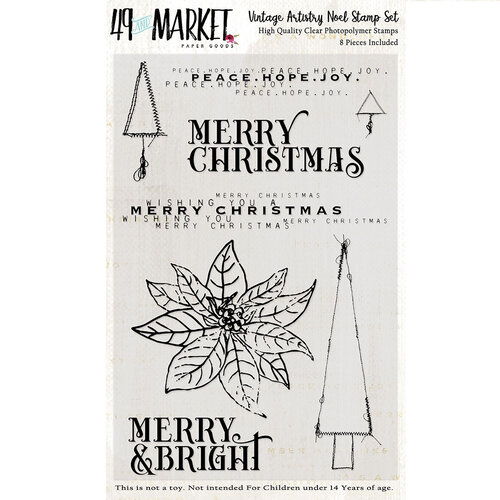 49 and Market - Christmas - Vintage Artistry Noel Collection - Clear Photopolymer Stamps