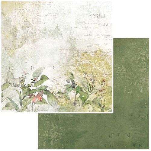 49 and Market - Vintage Artistry Naturalist Collection - 12 x 12 Double Sided Paper - Meadow