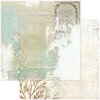 49 and Market - Vintage Artistry Shore Collection - 12 x 12 Double Sided Paper - Tidepool