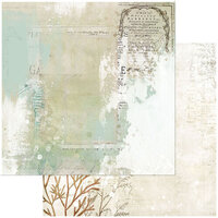 49 and Market - Vintage Artistry Shore Collection - 12 x 12 Double Sided Paper - Tidepool
