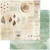49 and Market - Vintage Artistry Shore Collection - 12 x 12 Double Sided Paper - Triton's Shell