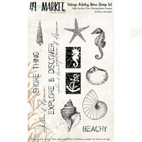 49 and Market - Vintage Artistry Shore Collection - Clear Photopolymer Stamps