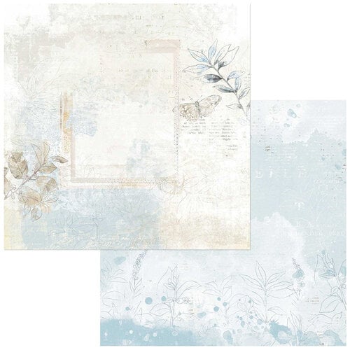 49 and Market - Vintage Artistry Serenity Collection - 12 x 12 Double Sided  Paper - Subtleties