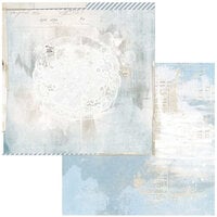 49 and Market - Vintage Artistry Serenity Collection - 12 x 12 Double Sided Paper - Peaceful Notions