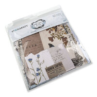 49 and Market - Vintage Artistry Serenity Collection - Die Cut Pieces - Remnants