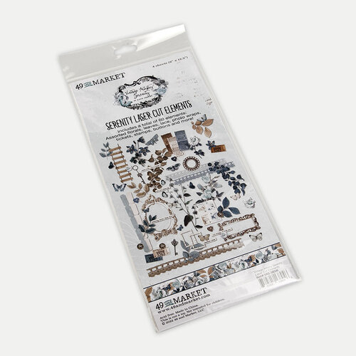 49 and Market - Vintage Artistry Serenity Collection - Laser Cut Elements