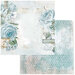49 and Market - Vintage Artistry Tranquility Collection - 12 x 12 Double Sided Paper - Milieu