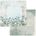 49 and Market - Vintage Artistry Tranquility Collection - 12 x 12 Double Sided Paper - The Resting Garden