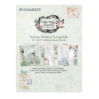 49 and Market - Vintage Artistry Tranquility Collection - 6 x 8 Collection Pack