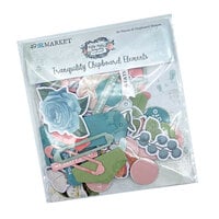 49 and Market - Vintage Artistry Tranquility Collection - Chipboard Set