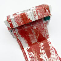 49 and Market - Vintage Bits Collection - Lace Washi Tape - Salsa