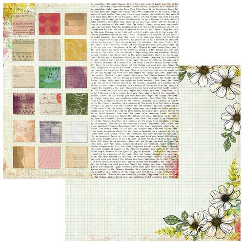 49 and Market - The Flower Emporium Collection - 12 x 12 Double Sided Paper - Starters Paper 7