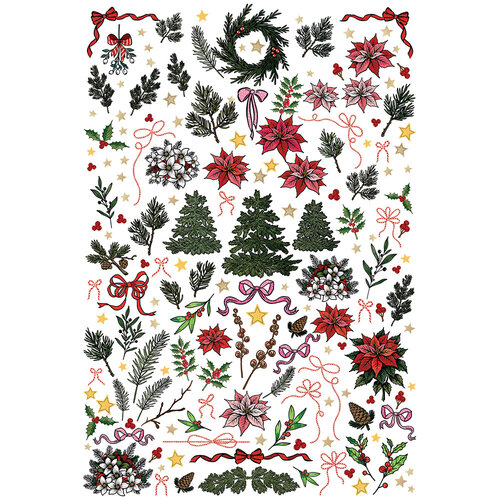 49 and Market - Vicki Boutin - Mistletoe and Memories Collection - Laser Cut Foliage