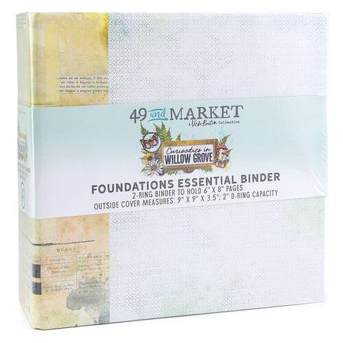 49 and Market - Vicki Boutin - Curiosities In Willow Grove Collection - Foundation Binders - Album Kit
